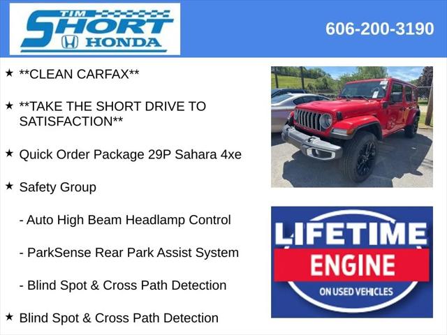 2025 Jeep Wrangler 4xe Sahara 4xe