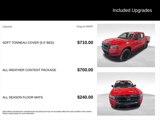 2026 Nissan Frontier Crew Cab SV 4x4
