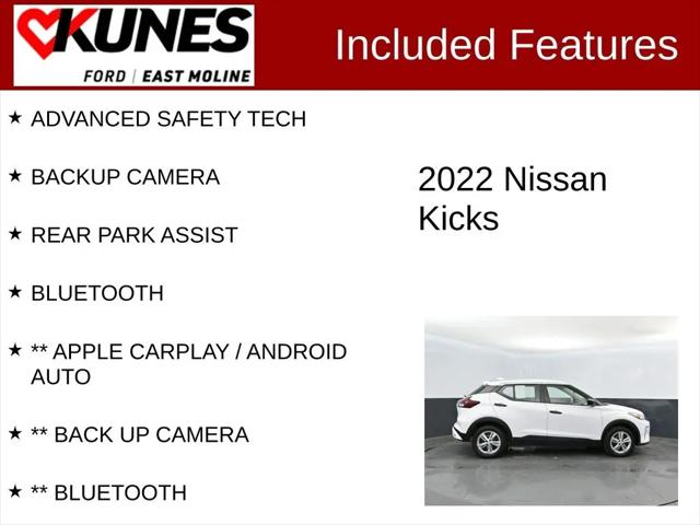 2022 Nissan Kicks S Xtronic CVT
