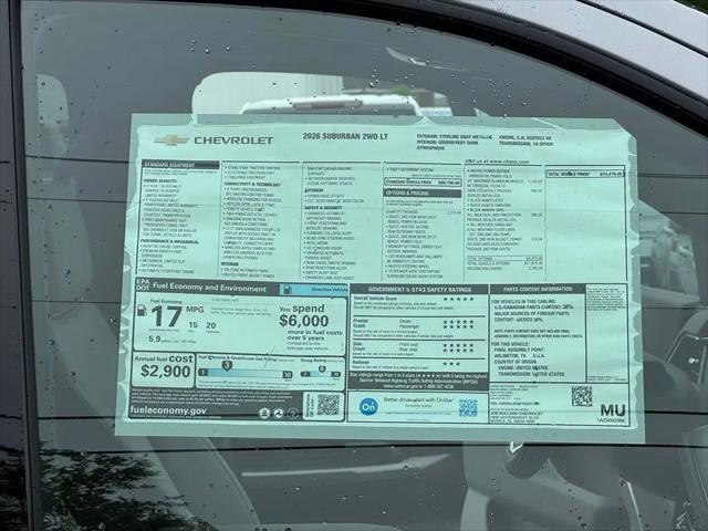 2026 Chevrolet Suburban LT, RWD