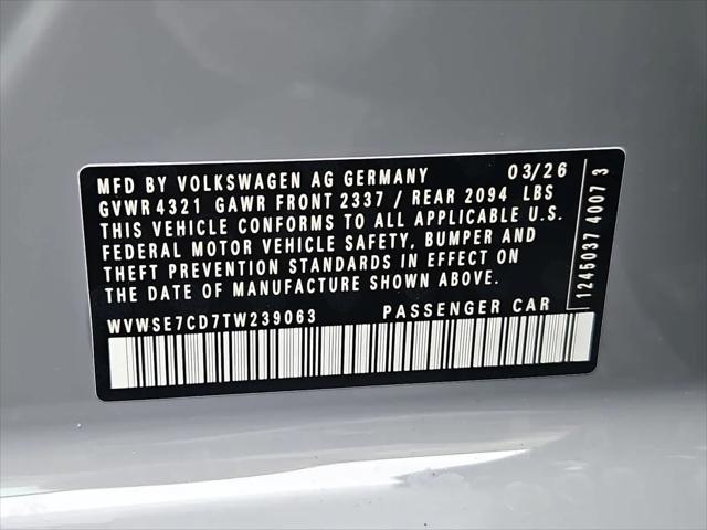 2026 Volkswagen Golf GTI SE