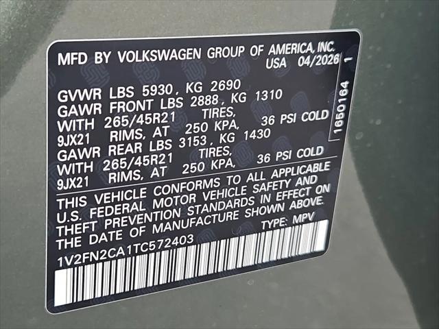 2026 Volkswagen Atlas SEL Premium R-Line