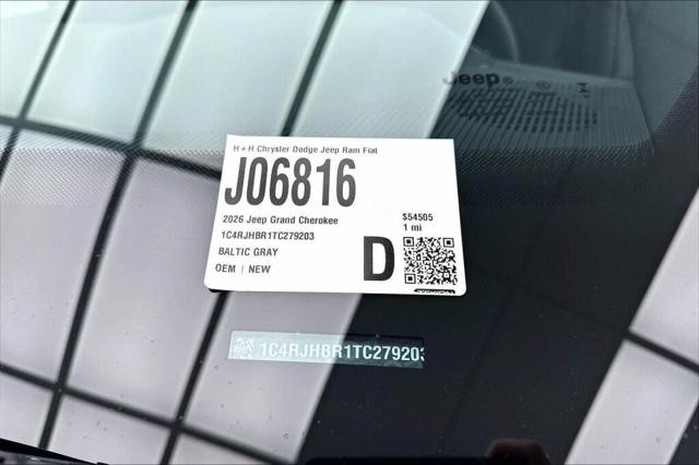 2026 Jeep Grand Cherokee Limited Reserve