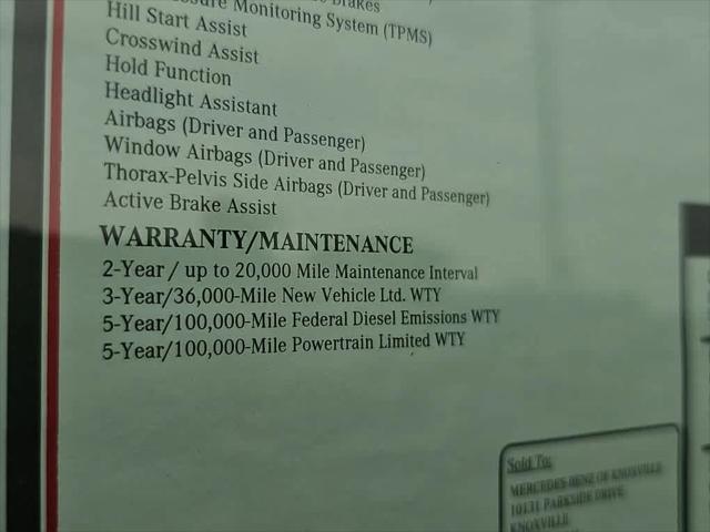 2026 Mercedes-Benz Sprinter 2500 Unknown