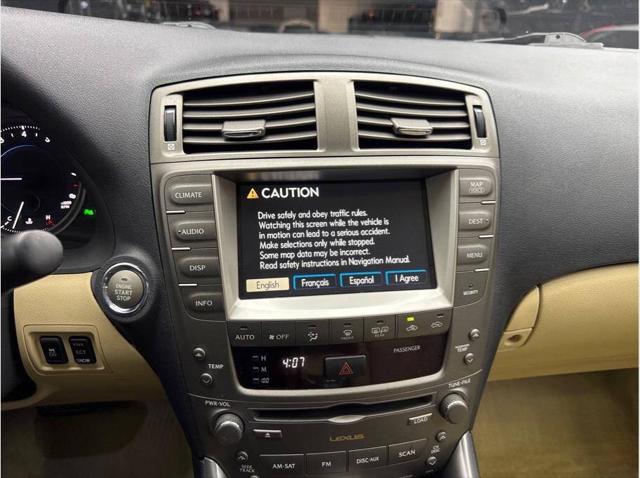 2007 Lexus IS 250 Base 4dr Sedan (2.5L V6 6A)
