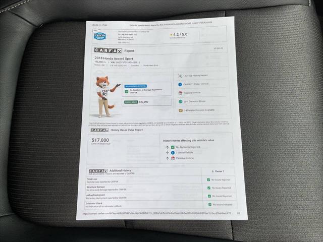 2018 Honda Accord Sport