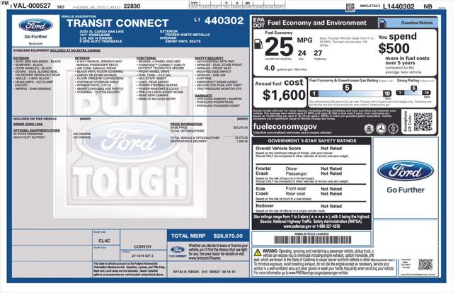 2020 Ford Transit Connect XL Cargo Van
