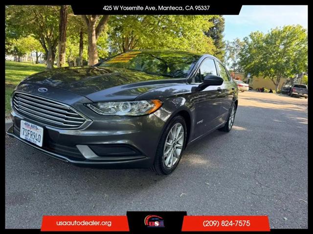 2017 Ford Fusion Hybrid SE for sale in Manteca, CA