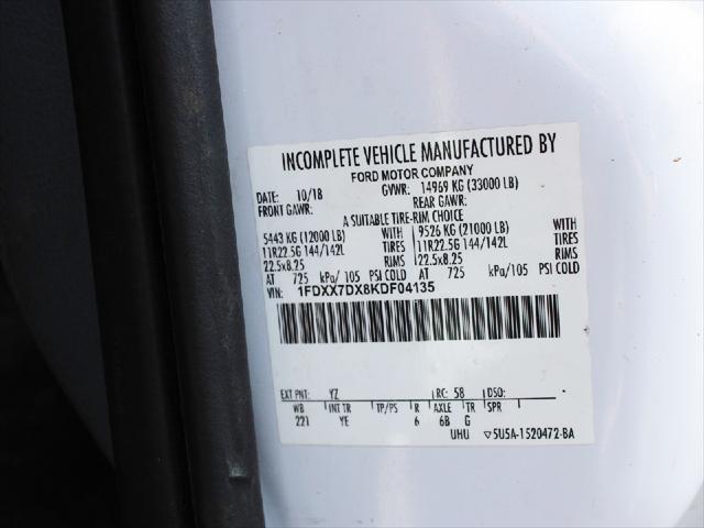 2019 Ford F-750 Unknown