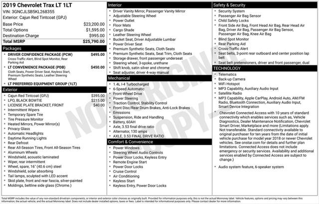 2019 Chevrolet Trax LT