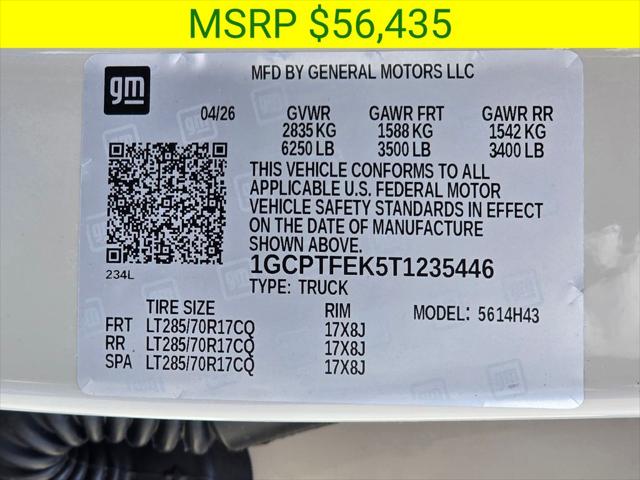 2026 Chevrolet Colorado ZR2, 4WD