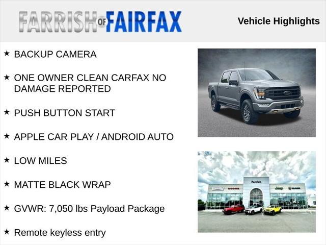 2022 Ford F-150 Tremor 2022 Ford F-150 Tremor