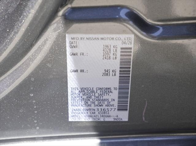 2026 Nissan Altima SV FWD