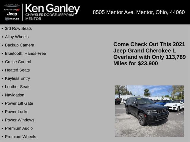 2021 Jeep Grand Cherokee Overland 4x4