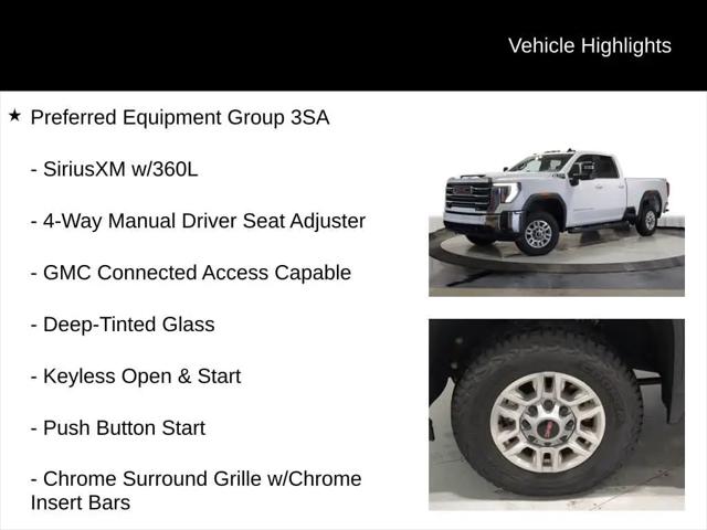 2024 GMC Sierra 2500HD 4WD Double Cab Standard Bed SLE