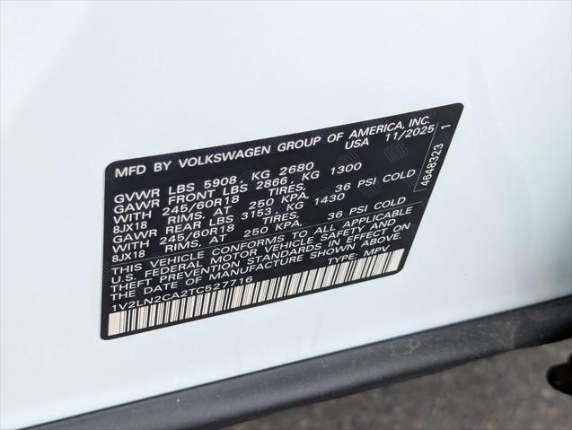 2026 Volkswagen Atlas SE