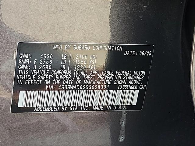 2025 Subaru Legacy Premium
