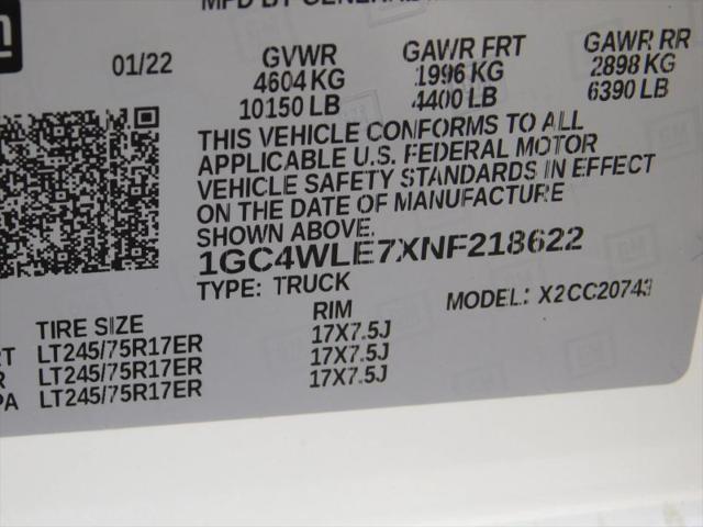 2022 Chevrolet Silverado 2500HD 2WD Crew Cab Standard Bed WT