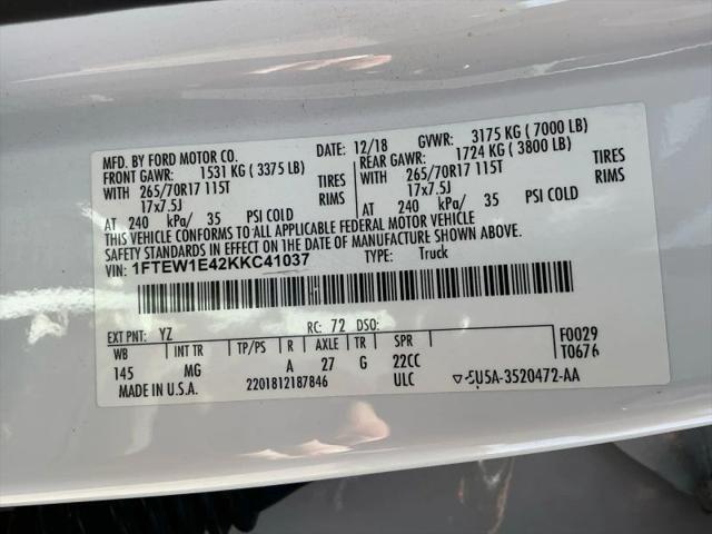 2019 Ford F-150 XLT