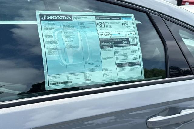 2026 Honda Accord Sedan SE