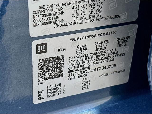 2026 GMC Sierra 1500 Crew Cab, Short Bed, Elevation, 4WD