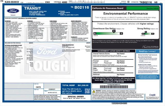 2026 Ford Transit Cargo Van T-250