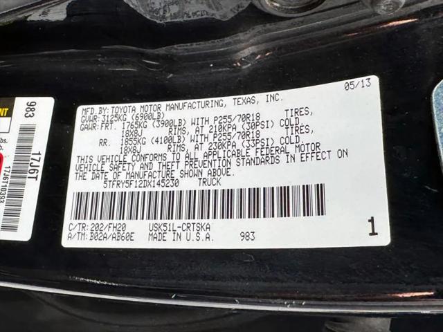 2013 Toyota Tundra Grade 5.7L V8
