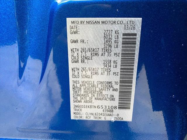 2026 Nissan Frontier Crew Cab SV 4x4