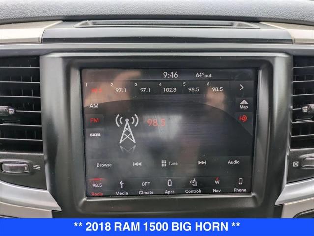 2018 Ram 1500 Big Horn Quad Cab 4x4 6'4" Box