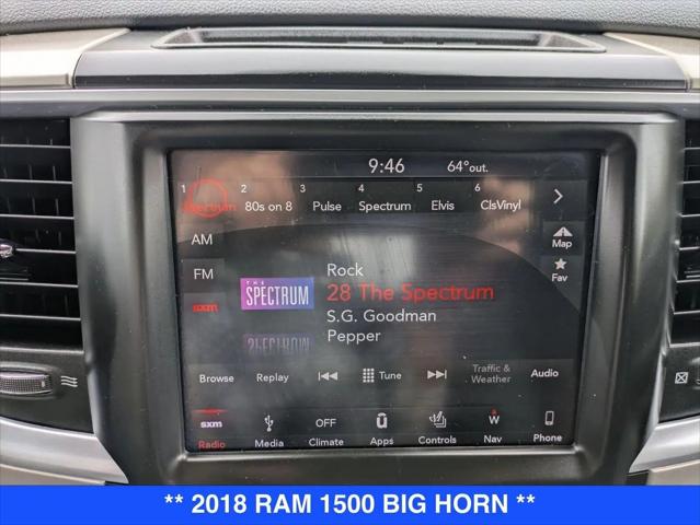 2018 Ram 1500 Big Horn Quad Cab 4x4 6'4" Box