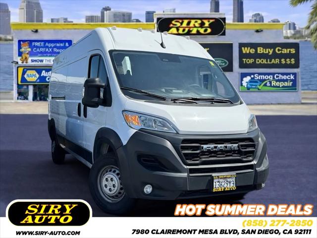 2024 Ram ProMaster 2500 Cargo Van Tradesman High Roof 159" WB w/Pass Seat for sale in San Diego, CA