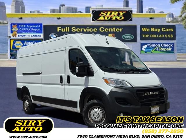 2025 Ram ProMaster 2500 Cargo Van Tradesman High Roof 159" WB w/Pass Seat for sale in San Diego, CA