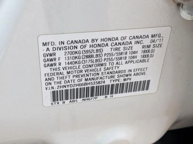 2011 Acura MDX Technology Package