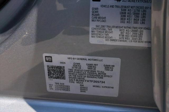 2026 GMC Sierra 2500HD Crew Cab, Standard Bed, Denali Ultimate, 4WD