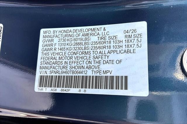 2026 Honda Odyssey EX-L