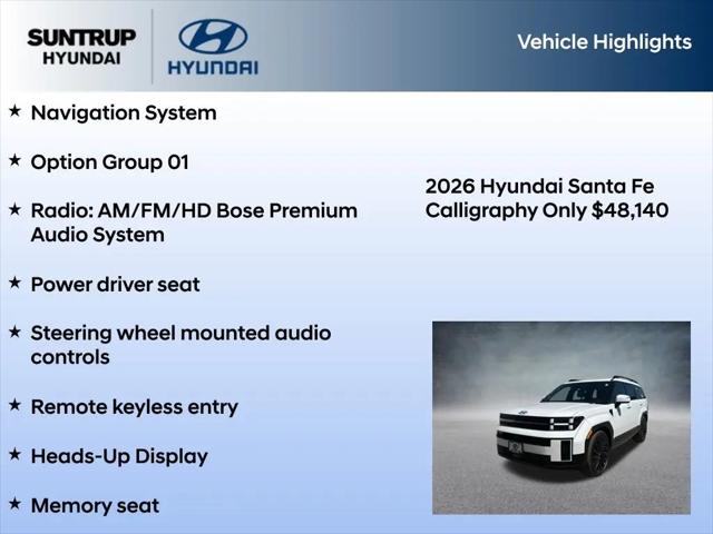 2026 Hyundai Santa Fe Calligraphy