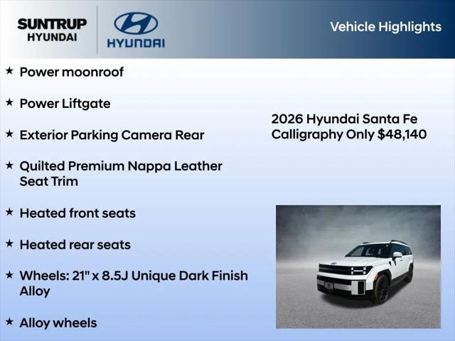 2026 Hyundai Santa Fe Calligraphy