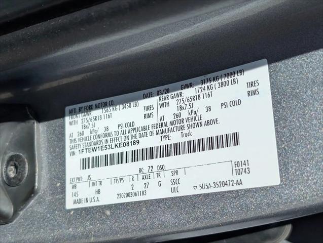 2020 Ford F-150 LARIAT