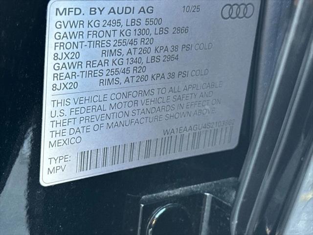 2025 Audi Q5 Premium Plus TFSI quattro S tronic