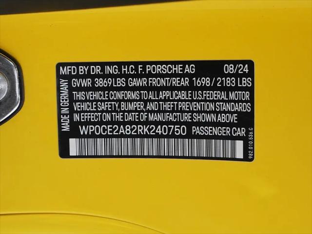 2024 Porsche 718 Spyder RS