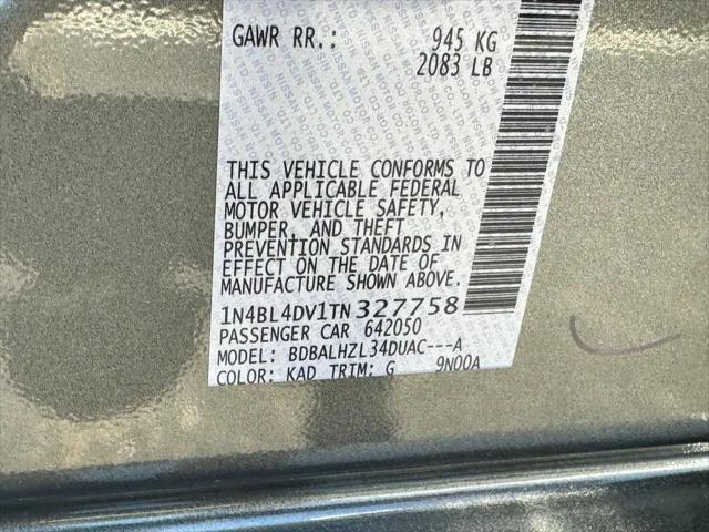 2026 Nissan Altima SV FWD