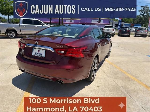 2016 Nissan Maxima 3.5 Platinum