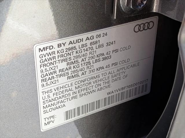 2025 Audi Q7 Prestige 55 TFSI quattro Tiptronic