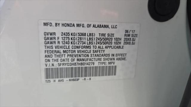 2017 Acura MDX w/Advance Package