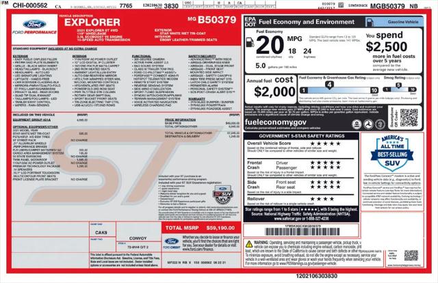 2021 Ford Explorer ST