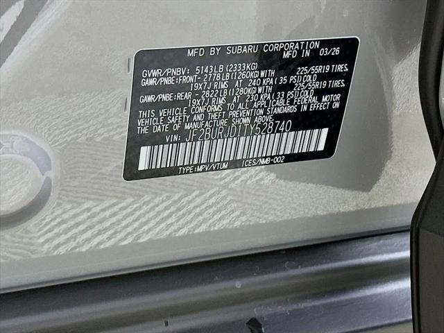 2026 Subaru Outback Touring XT