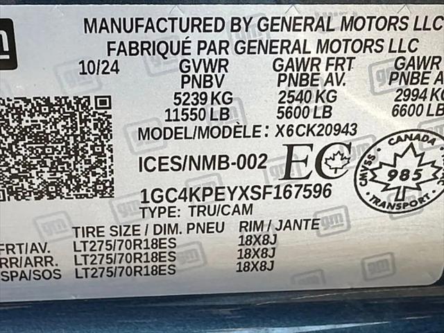 2025 Chevrolet Silverado 2500HD Crew Cab, Long Bed, LTZ, 4WD