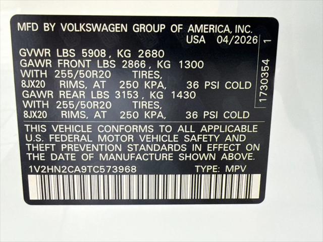 2026 Volkswagen Atlas SE with Technology