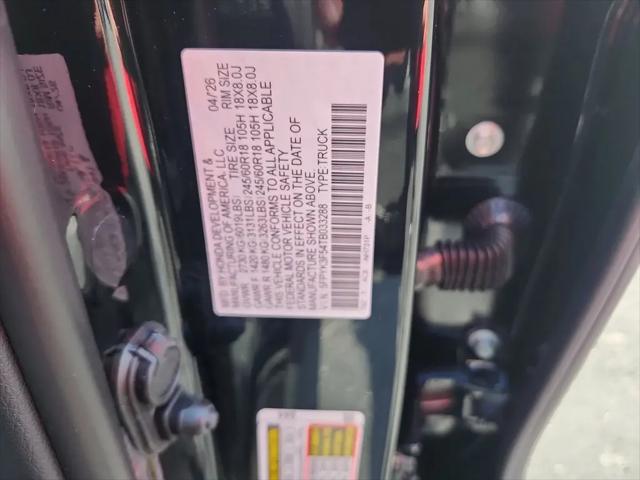 2026 Honda Ridgeline RTL