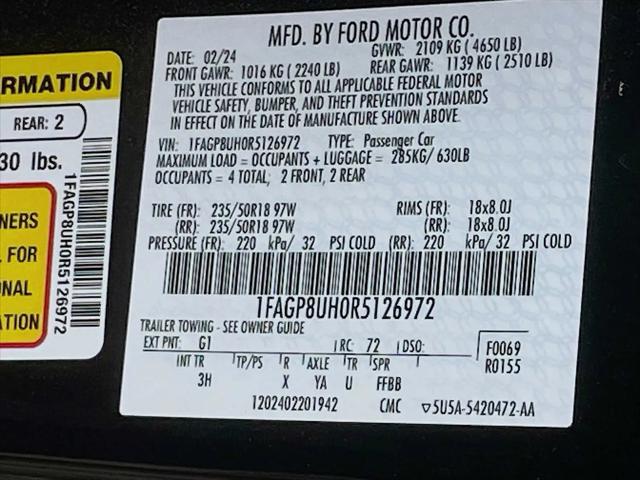 2024 Ford Mustang EcoBoost Premium Convertible